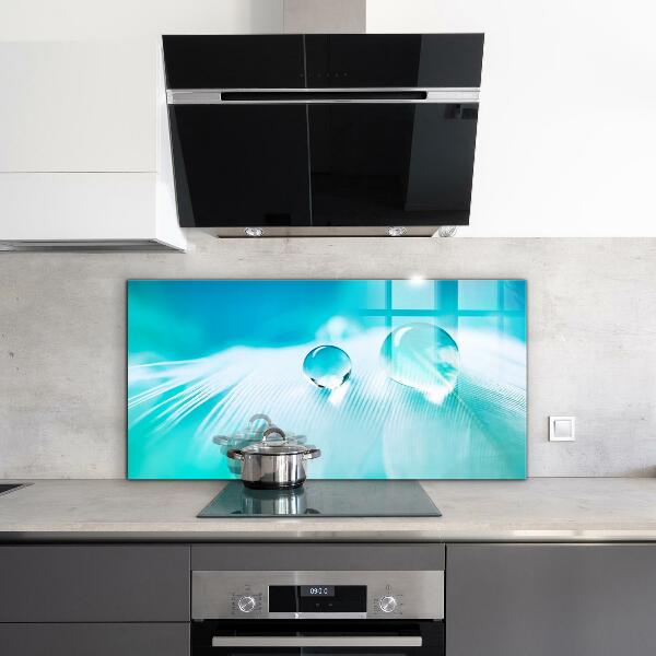 Spatplaat keuken Dauw op de tere veer