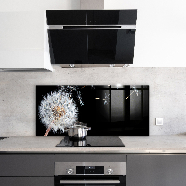 Achterwand keuken Paardenbloem in de wind