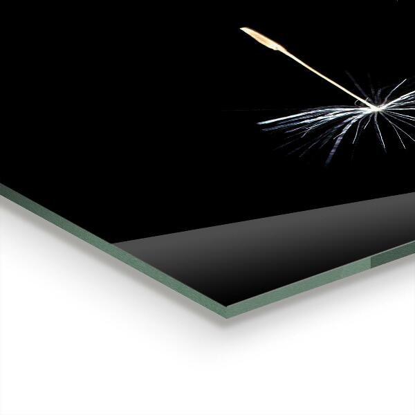 Achterwand keuken Paardenbloem in de wind