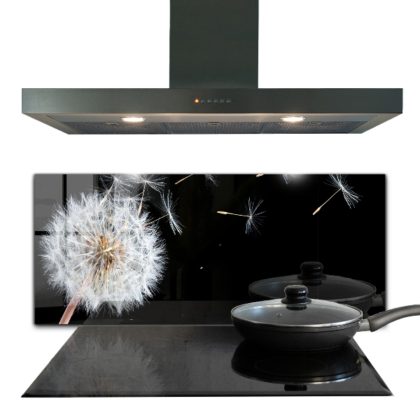 Achterwand keuken Paardenbloem in de wind