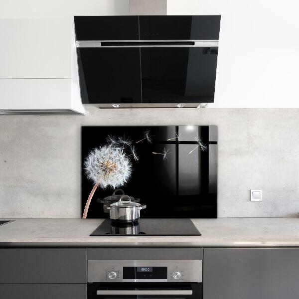 Achterwand keuken Paardenbloem in de wind