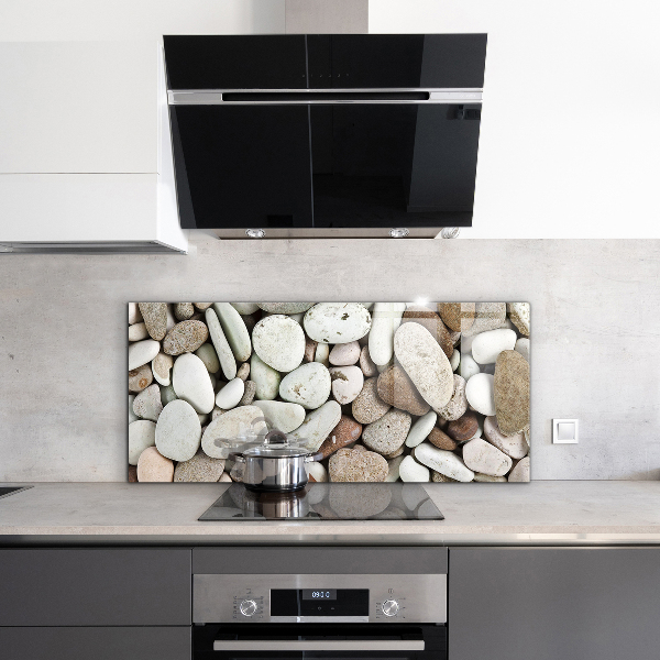 Keuken achterwand glas Rotsachtig strand