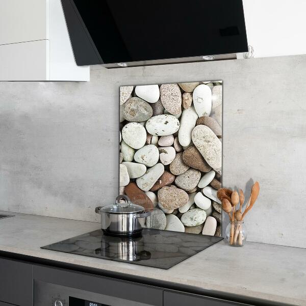 Keuken achterwand glas Rotsachtig strand