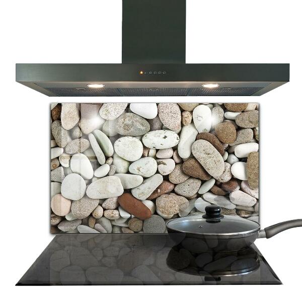 Keuken achterwand glas Rotsachtig strand