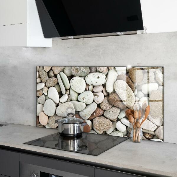 Keuken achterwand glas Rotsachtig strand