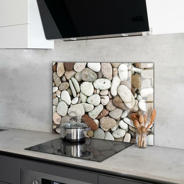 Keuken achterwand glas Rotsachtig strand