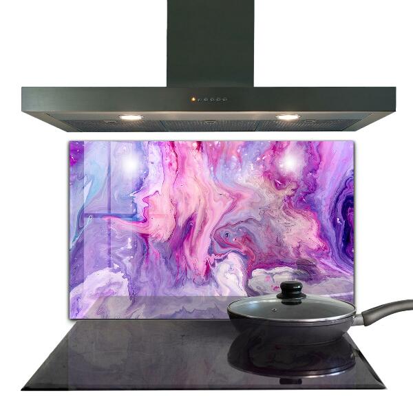 Achterwand keuken Roze abstractie