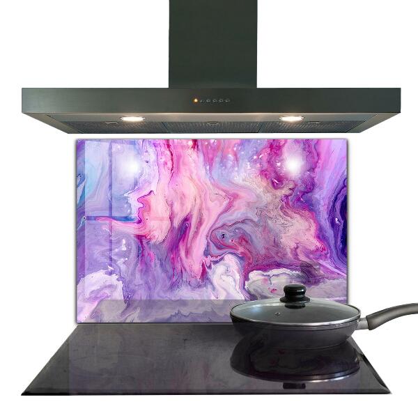 Achterwand keuken Roze abstractie