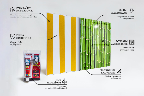Spatplaat keuken Aziatische bamboe