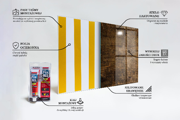 Spatplaat keuken Donker eikenhout