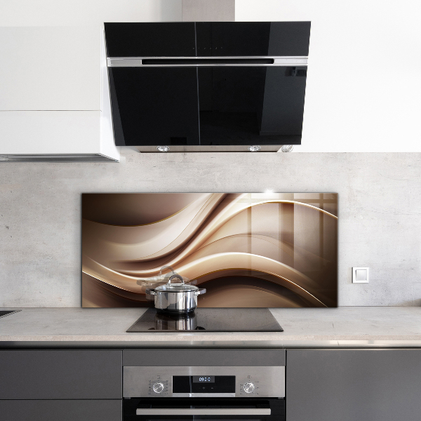 Foto achterwand keuken Energiegolfabstractie