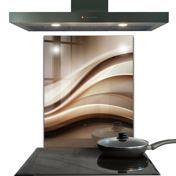 Foto achterwand keuken Energiegolfabstractie