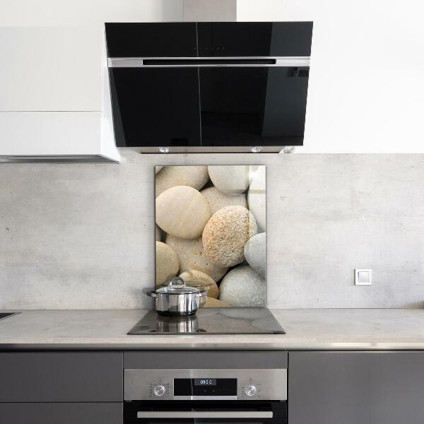 Keuken achterwand glas Rotsachtig strand