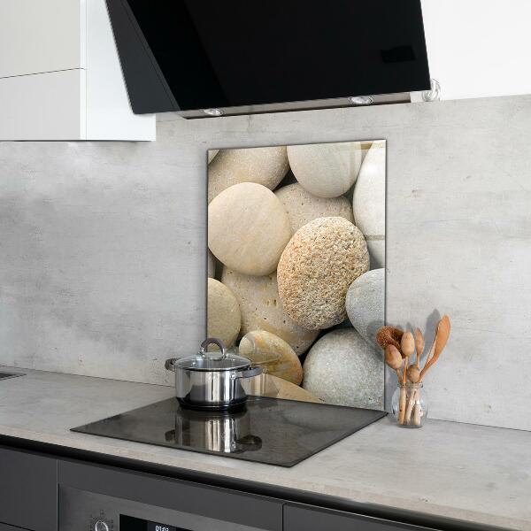 Keuken achterwand glas Rotsachtig strand