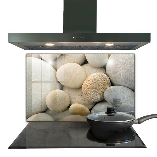 Keuken achterwand glas Rotsachtig strand