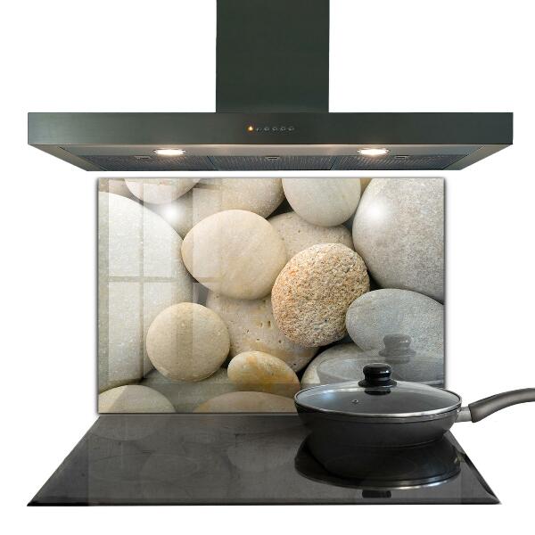 Keuken achterwand glas Rotsachtig strand