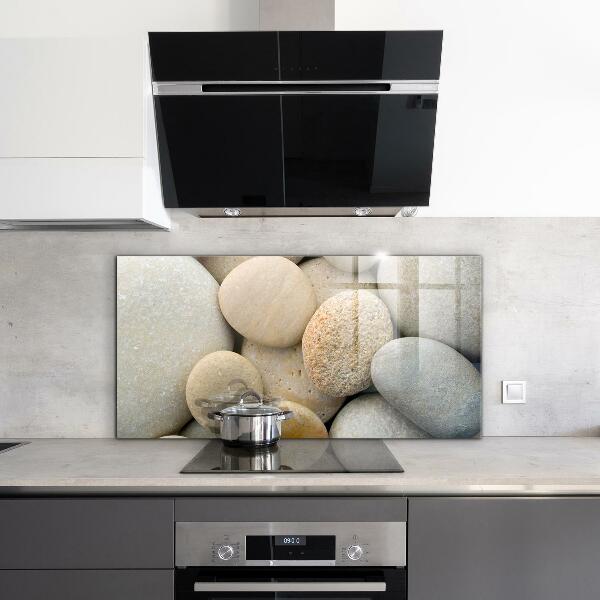 Keuken achterwand glas Rotsachtig strand
