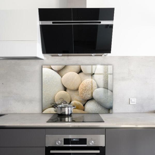Keuken achterwand glas Rotsachtig strand