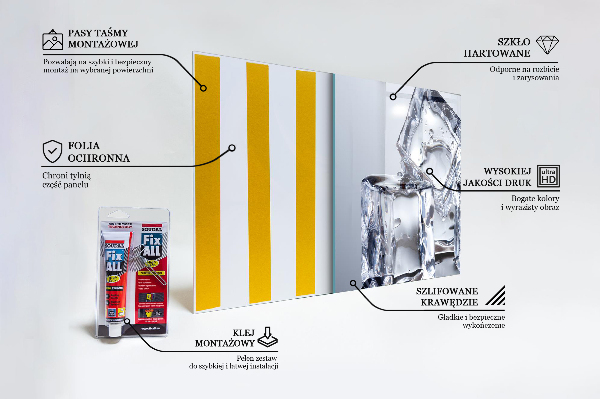 Achterwand keuken IJsblokjes Verfrissing