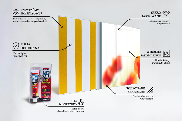Keuken achterwand glas Veldweide met rode klaprozen