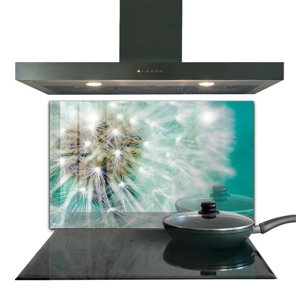 Spatplaat keuken Paardenbloem in de windplant