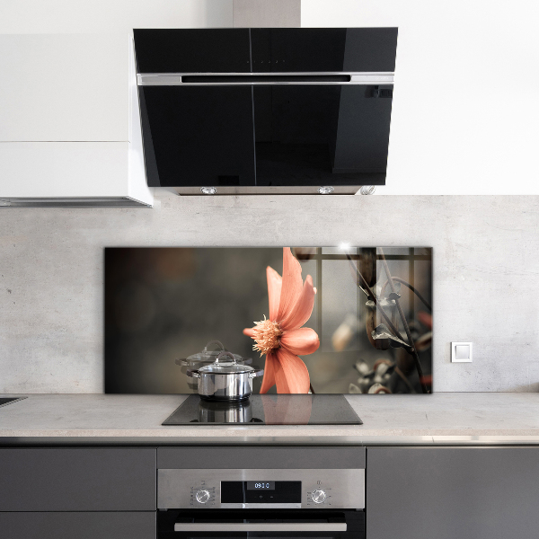 Achterwand keuken Vintage bloemknop