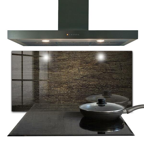 Spatplaat keuken Retro houtstructuur