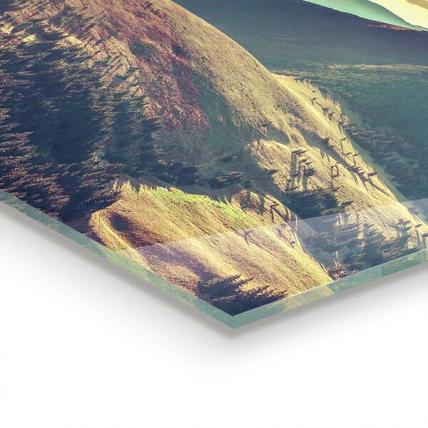 Achterwand keuken Berglandschap in de herfst