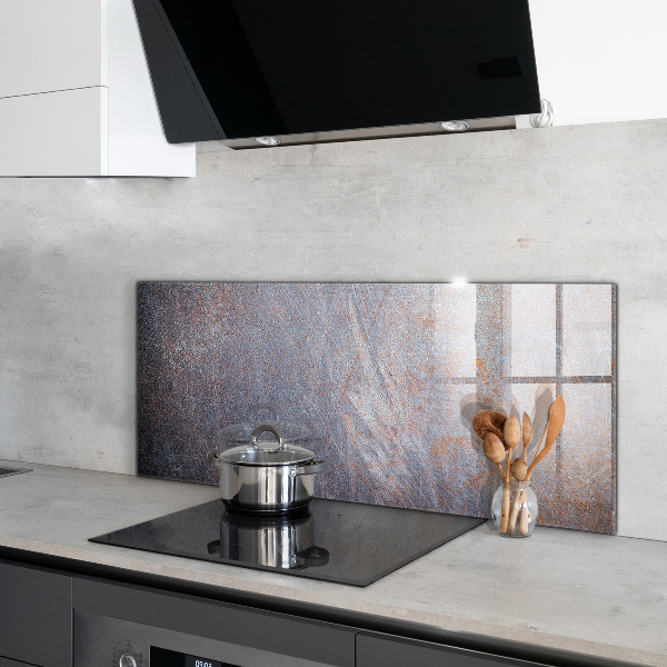 Keuken achterwand glas Vintage metaaltextuur