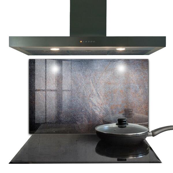 Keuken achterwand glas Vintage metaaltextuur