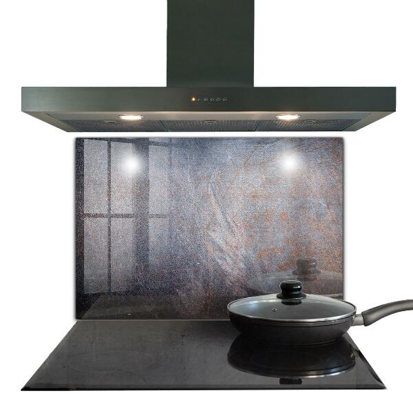 Keuken achterwand glas Vintage metaaltextuur