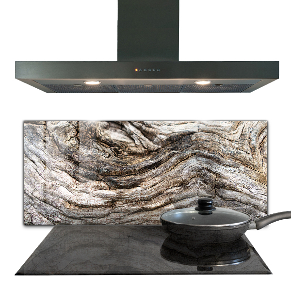 Foto achterwand keuken Boomstamschors