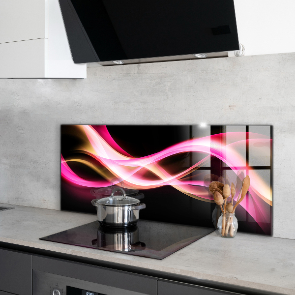 Spatscherm keuken glas Moderne Abstracte Vibratie