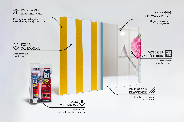 Achterwand keuken Gieter met een boeket rozen