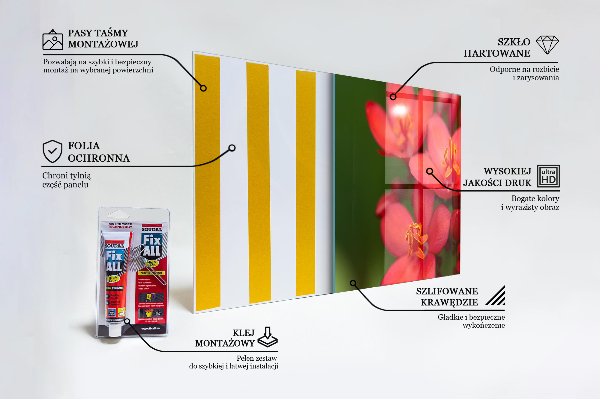 Keuken achterwand glas Bloeiende bloemknoppen