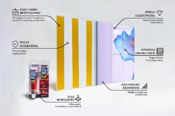 Keuken achterwand glas Prachtige blauwe lelie