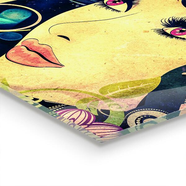 Spatplaat keuken Meisje op een zomerdag