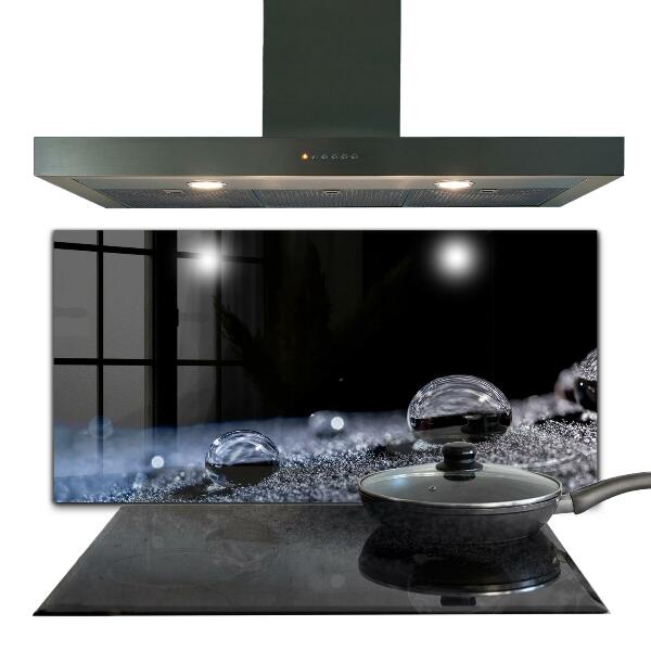 Keuken achterwand glas Een dauwdruppel in de ochtend