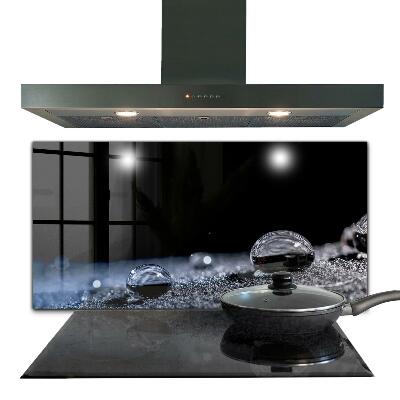 Keuken achterwand glas Een dauwdruppel in de ochtend