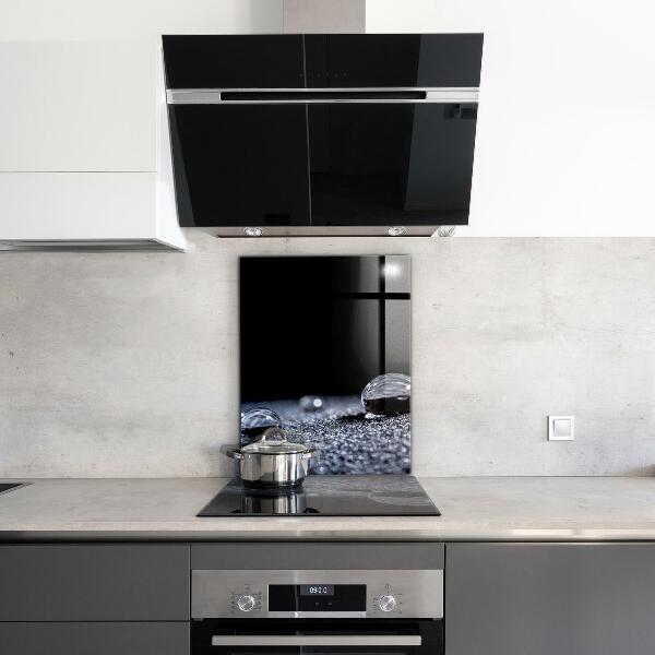 Keuken achterwand glas Een dauwdruppel in de ochtend