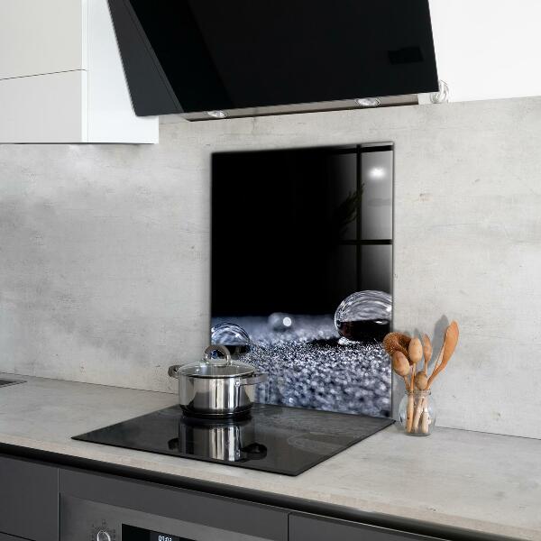 Keuken achterwand glas Een dauwdruppel in de ochtend