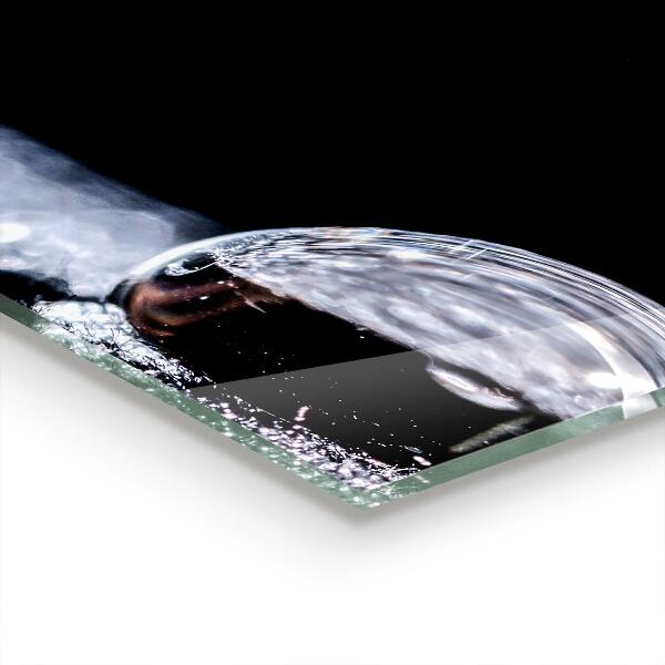 Keuken achterwand glas Een dauwdruppel in de ochtend