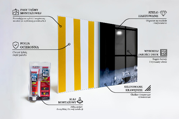 Keuken achterwand glas Een dauwdruppel in de ochtend