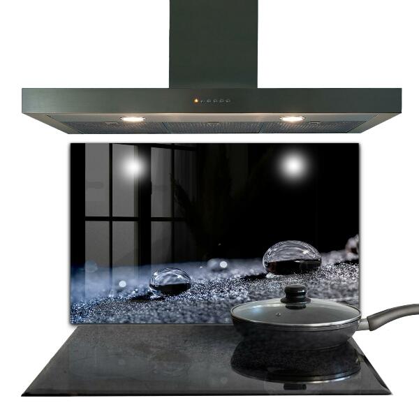 Keuken achterwand glas Een dauwdruppel in de ochtend