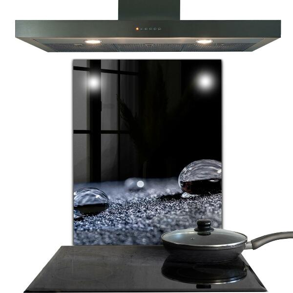 Keuken achterwand glas Een dauwdruppel in de ochtend