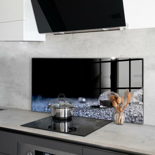 Keuken achterwand glas Een dauwdruppel in de ochtend