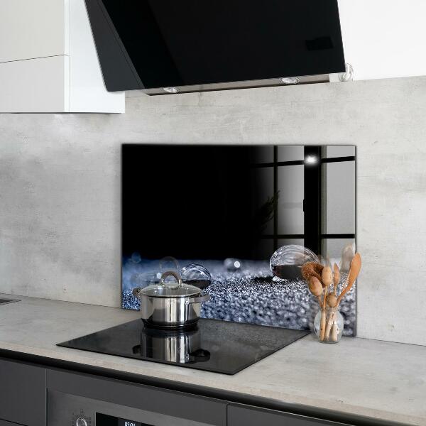 Keuken achterwand glas Een dauwdruppel in de ochtend