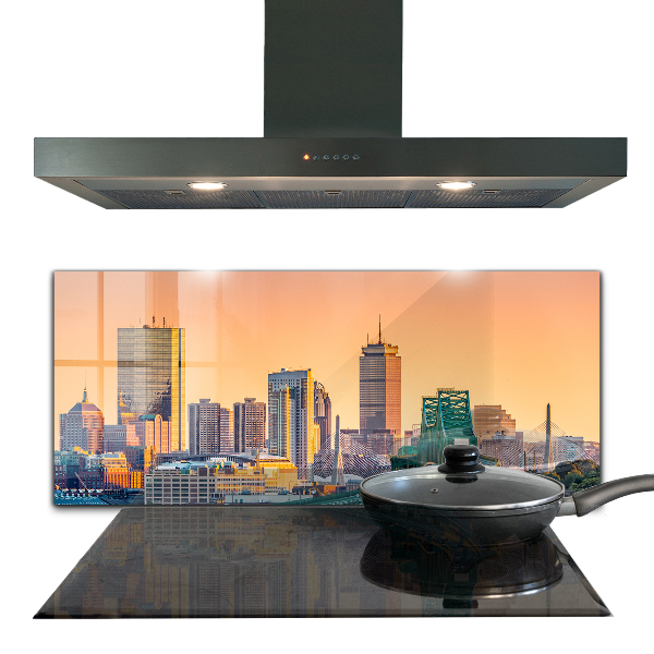 Spatplaat keuken Architectuur van Boston