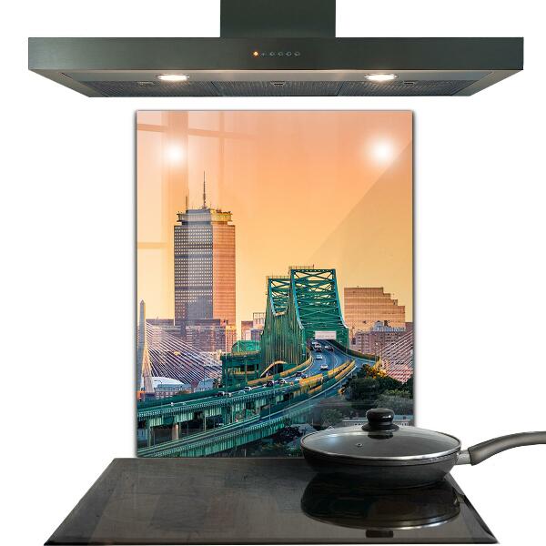 Spatplaat keuken Architectuur van Boston