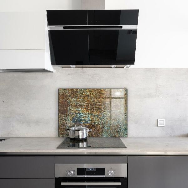 Spatplaat keuken Oude metaaltextuur